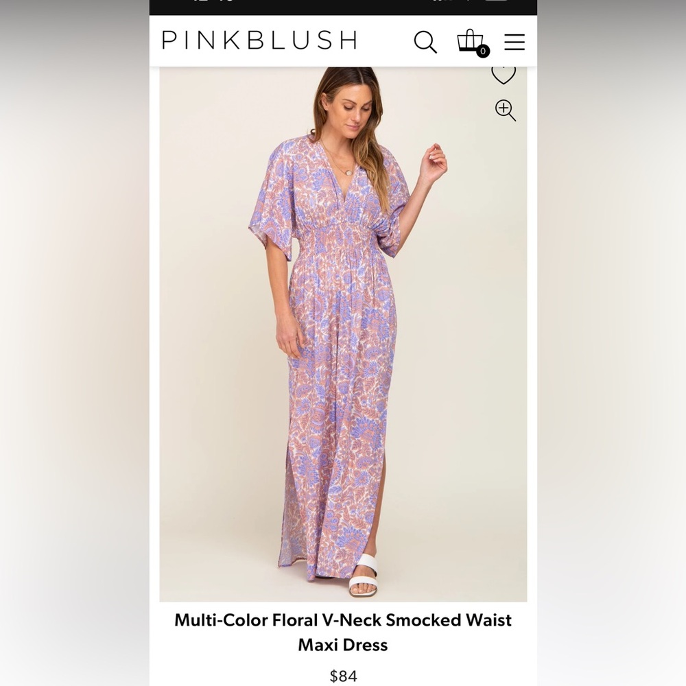 Maternity Floral Maxi